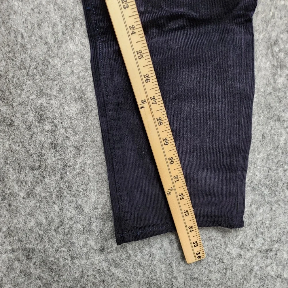 J.Crew 484 Corduroy Pants Mens 32x34 Slim Fit Tapered Leg Navy Blue NEW w/ Tag‎